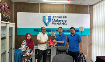 Sesi temuduga pelajar bagi Program Work Based Learning (WBL) Sarjana Muda Teknologi Kejuruteraan Awam (Bangunan) FTKA UMPSA bersama Industri Zahhaz Dinamik Sdn. Bhd. pada 1 Julai 2024 bertempat di UMPSA Kampus Gambang